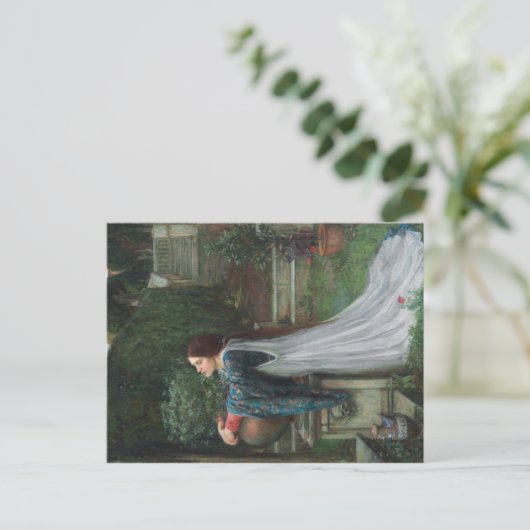 Carte Postale Isabella et le Pot de Basil (Debout devant)