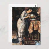 Carte Postale Isabella et le Pot de Basil par William Hunt (Devant / Derrière)