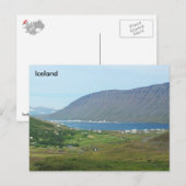 Carte Postale Ísafjörður, Vestfirðir, Islande (Devant / Derrière)