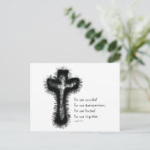 Carte Postale Isaïe-53 - Croix / Témoin chrétien (Debout devant)