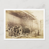 Isambard Kingdom Brunel (1806-59) à côté du 'Grea