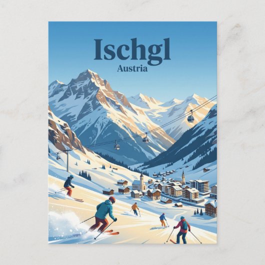 Carte Postale Ischgl Autriche (Devant)