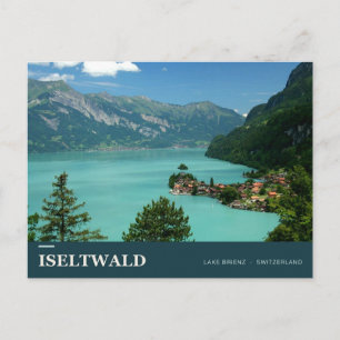 Carte Postale Iseltwald sur le lac de Brienz en Suisse