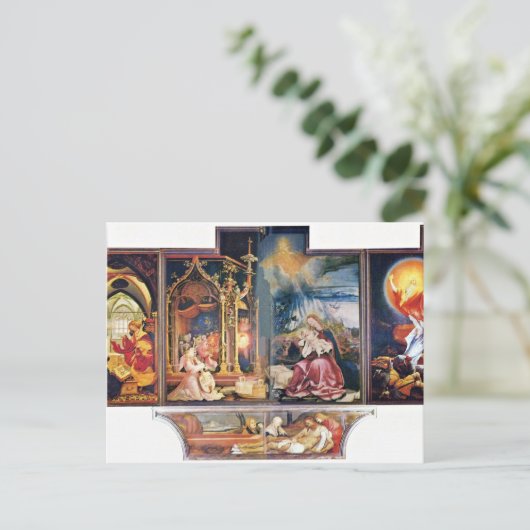 Carte Postale Isenheim Ancien Altar Dans L'Antonine Isenhe (Debout devant)