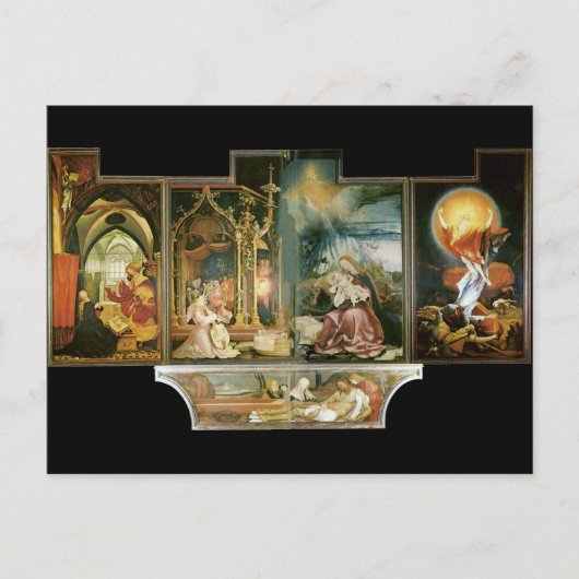 Carte Postale Isenheimer Altar, Mathis Gothart Grünewald (Devant)