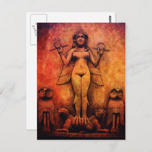 Carte Postale ishtar (Devant / Derrière)