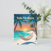 Carte Postale Isla Holbox Mexique (Debout devant)