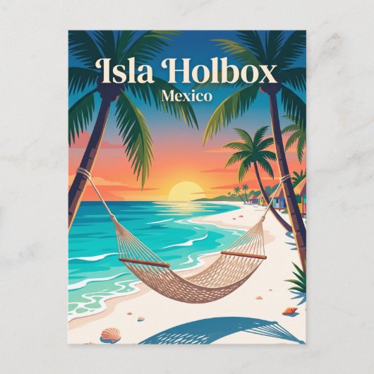Carte Postale Isla Holbox Mexique (Devant)