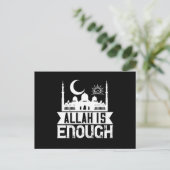 Carte Postale Islam - Allah suffit (Debout devant)