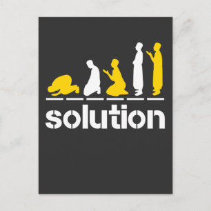 Carte Postale Islam prière islamique foi musulmane ramadan relig