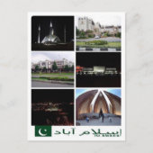 Carte Postale Islamabad - Pakistan - Mosaïque - (Devant)