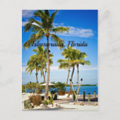 Carte Postale Islamorada, Floride Palmiers (Devant)