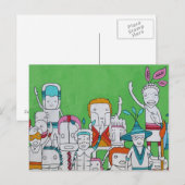 Carte postale Island People (Devant / Derrière)