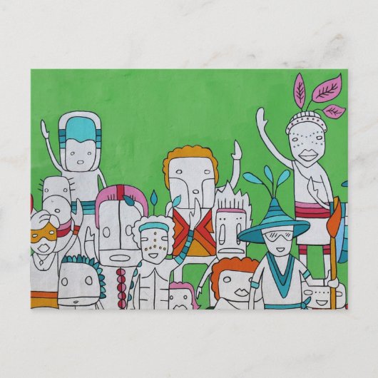 Carte postale Island People (Devant)