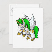 Carte Postale Island Uni survolant Mystery Island (Devant / Derrière)