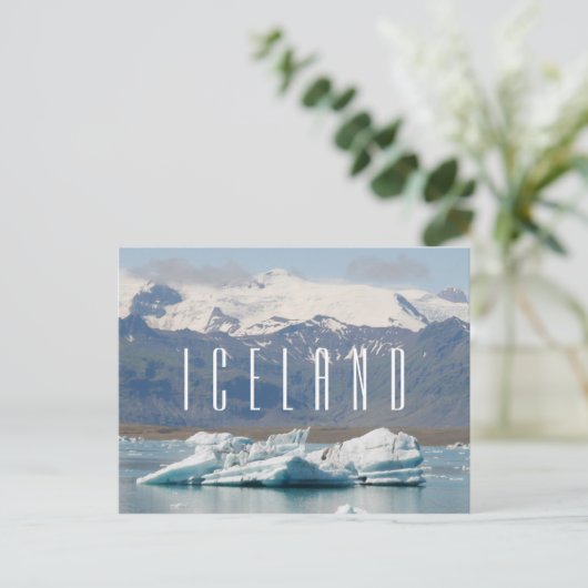 Carte postale Islande (Debout devant)