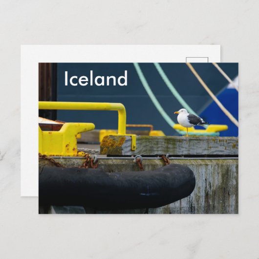 Carte postale Islande (Devant / Derrière)