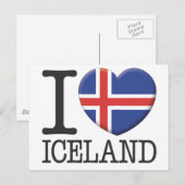 Carte Postale Islande (Devant / Derrière)