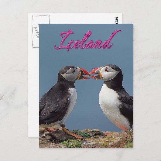 Carte Postale Islande (Devant / Derrière)