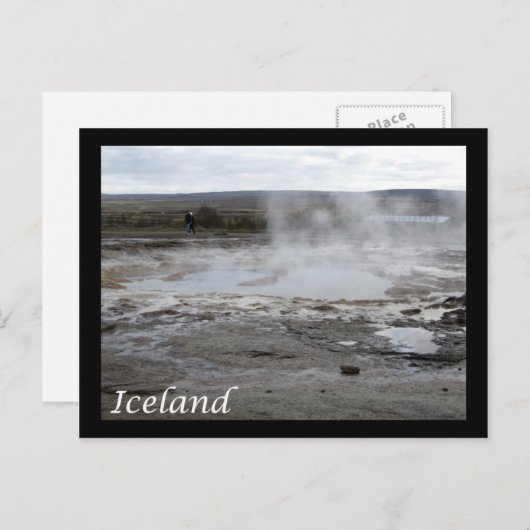 Carte Postale Islande (Devant / Derrière)