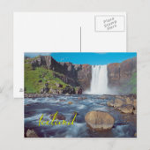 Carte Postale Islande (Devant / Derrière)