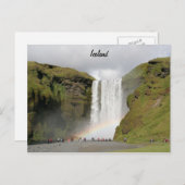 Carte postale Islande (Devant / Derrière)