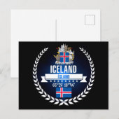 Carte Postale Islande (Devant / Derrière)