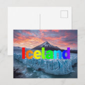 Carte Postale Islande (Devant / Derrière)