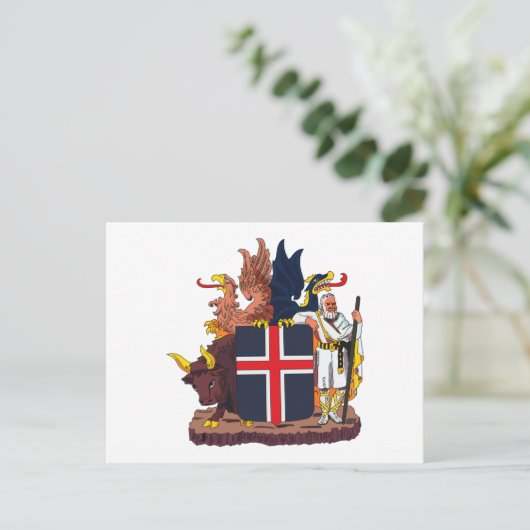 Carte postale Islande (Debout devant)