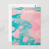 Carte postale Islande (Devant / Derrière)