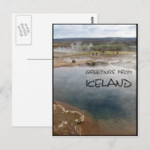 Carte Postale Islande (Devant / Derrière)