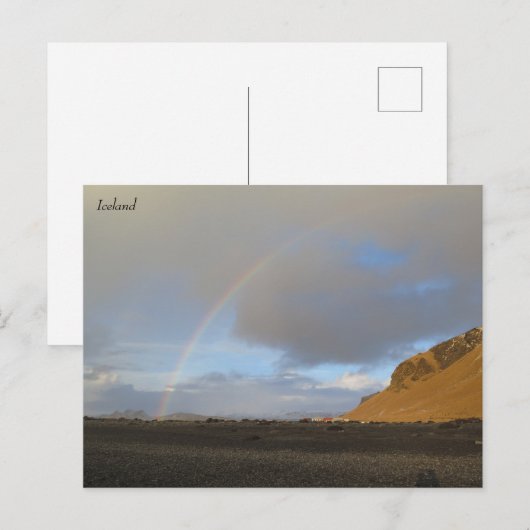 Carte Postale Islande (Devant / Derrière)
