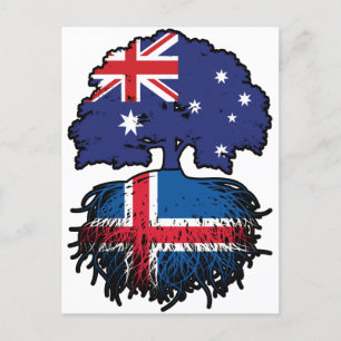 Carte Postale Islande Australie Australienne Australie Racines d
