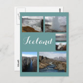 Carte Postale Islande Collage 2 (Devant / Derrière)
