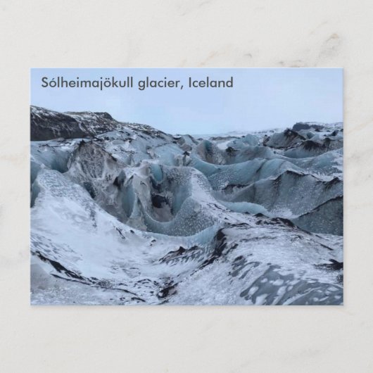 Carte Postale Islande - Glacier Sólheimajökull (A) (Devant)