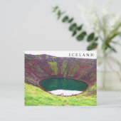 Carte postale Islande Kerid Crater (Debout devant)