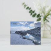 Carte Postale Islande - Lagon Bleu, Islande (Debout devant)