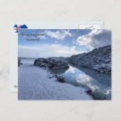 Carte Postale Islande - Lagon Bleu, Islande (Devant / Derrière)