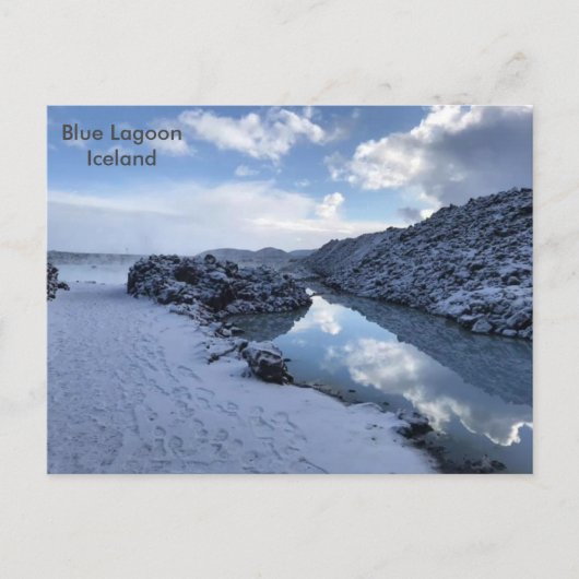 Carte Postale Islande - Lagon Bleu, Islande (Devant)