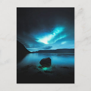 Carte Postale Islande - Northern Lights à Westfjords, Islande