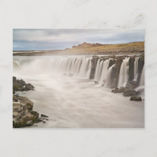 Carte Postale Islande, parc national de Jokulsargljufur. Vue de