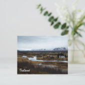 Carte postale Islande — Parc national de Thingvell (Debout devant)