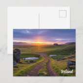 Carte Postale Islande Travel (Devant / Derrière)