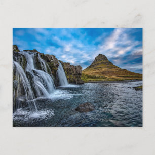Carte postale Islande Waterfall