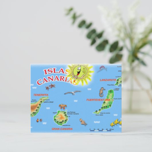 Carte postale Islas Canarias (Debout devant)