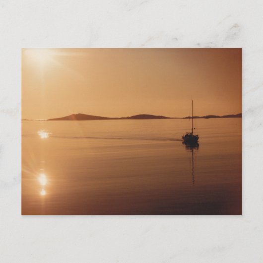 Carte postale Isles of Scilly Sunset (Devant)