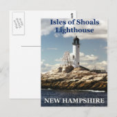 Carte Postale Isles of Shoals Lighthouse, New Hampshire Postcard (Devant / Derrière)