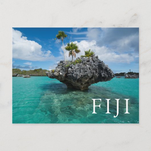 Carte Postale Islet De Champignons À Fidji (Devant)