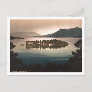Carte Postale Isola Bella par Moonlight, Lac Majeur, Italie
