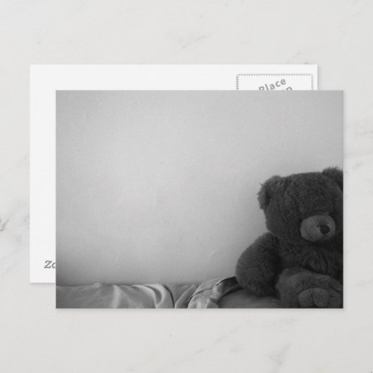 Carte postale isolée d'ours (Devant / Derrière)